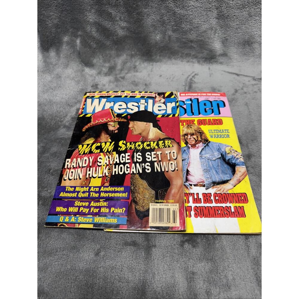 Hulk Hogan The‎ Wrestler 92 96 Wrestling Magazines Randy Savage Ultimate Warrior